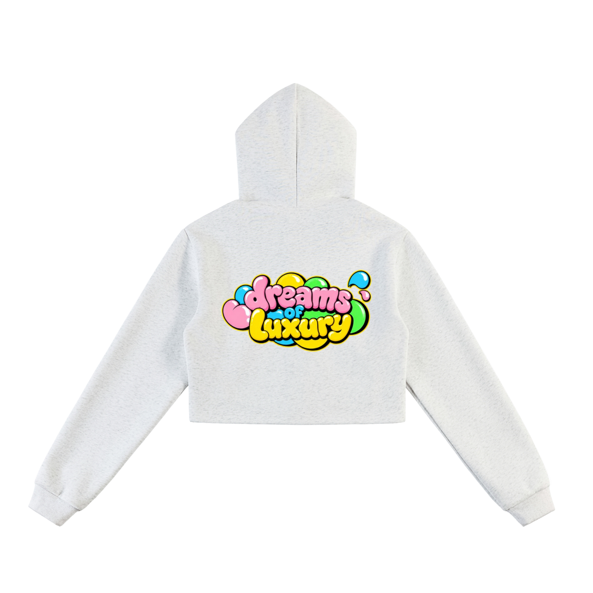 Essential Cropped Zip-Up Hoodie